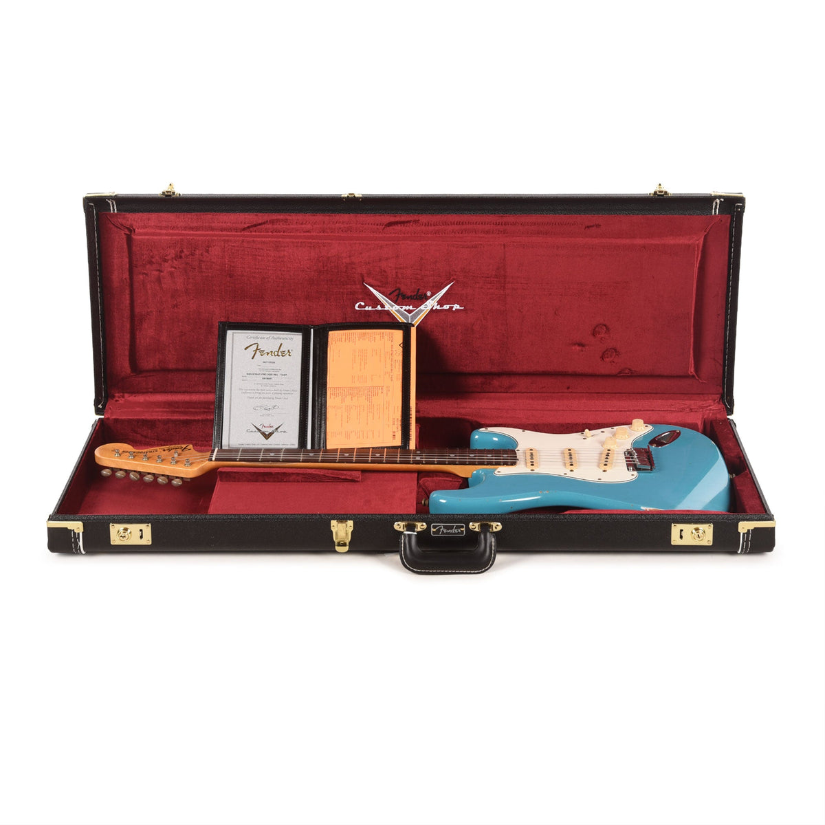 Fender Custom Shop 2025 Strat Pro Relic Taos Turquoise - View 8 | MusicMarket
