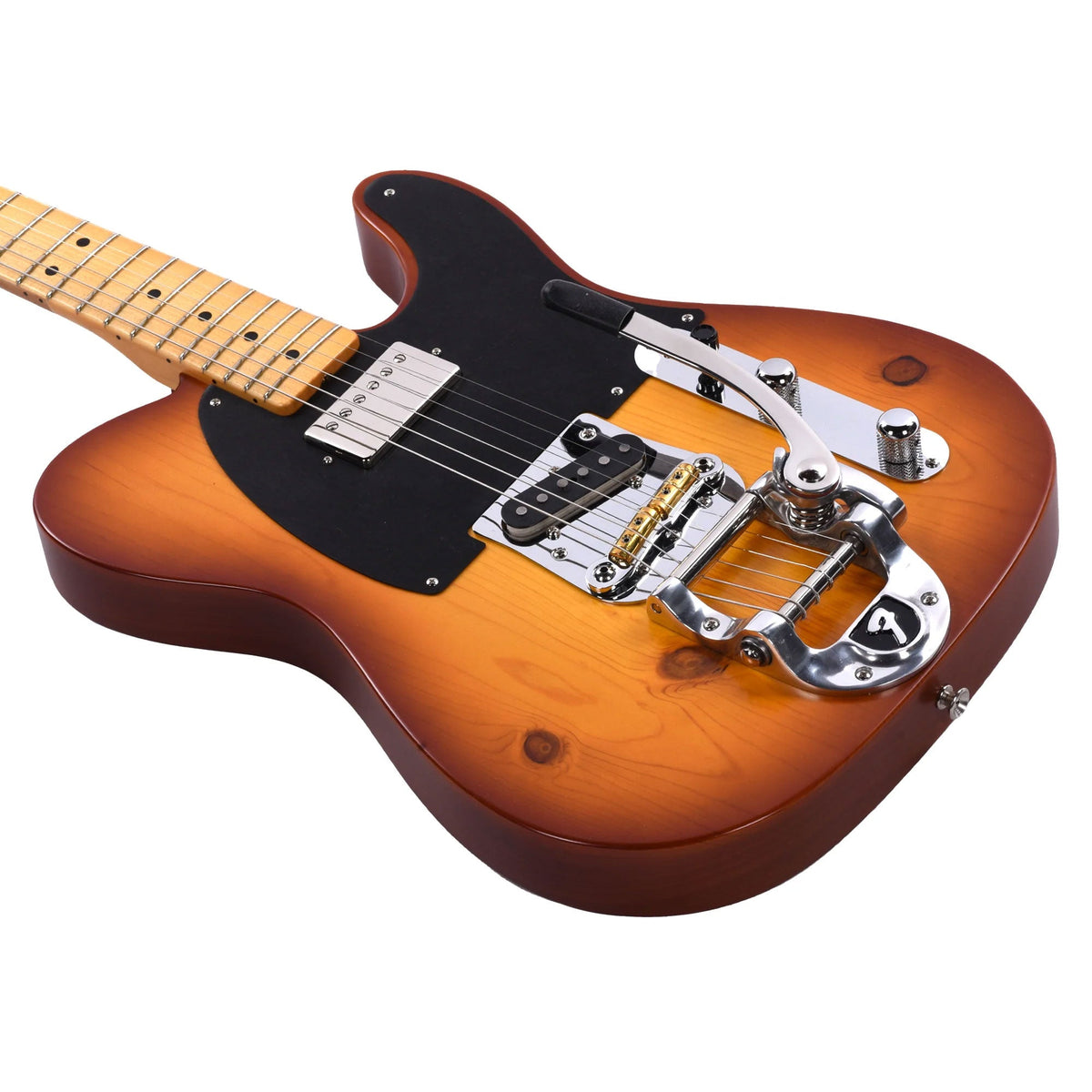 Fender Custom Shop '50s Telecaster NOS Tobacco Sunburst Master Built by Jason Smith w/Knotty Pine Top - View 11 |