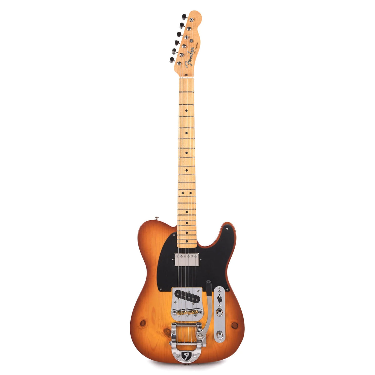 Fender Custom Shop '50s Telecaster NOS Tobacco Sunburst Master Built by Jason Smith w/Knotty Pine Top - View 5 |