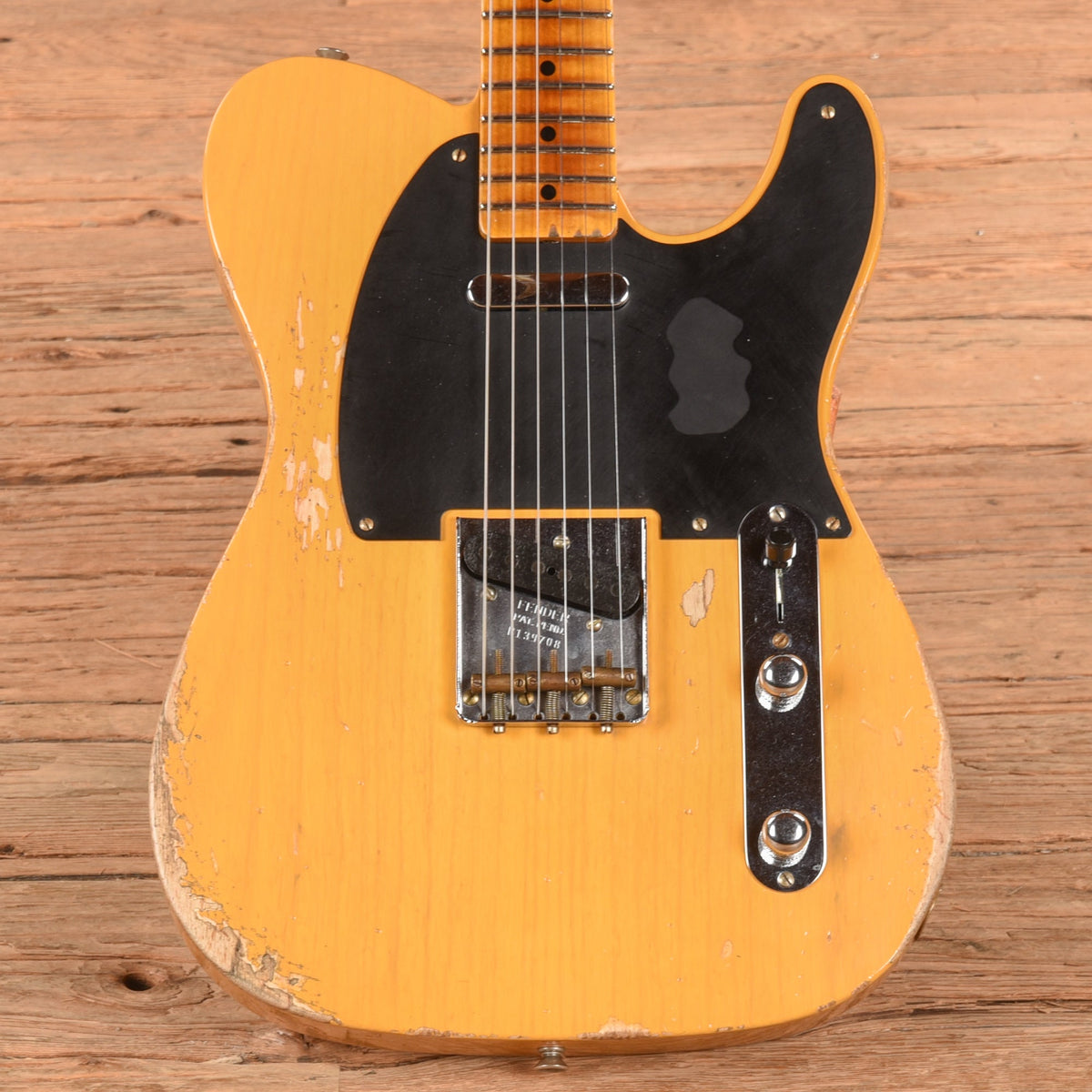 Fender Custom Shop '52 Telecaster Heavy Relic Butterscotch Blonde - MusicMarket
