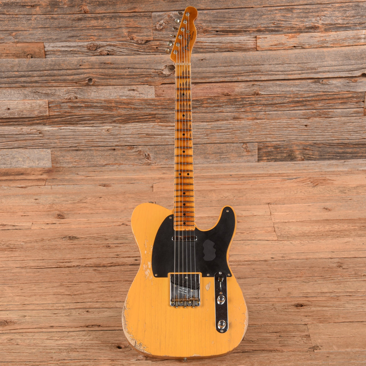 Fender Custom Shop '52 Telecaster Heavy Relic Butterscotch Blonde - View 4 | MusicMarket