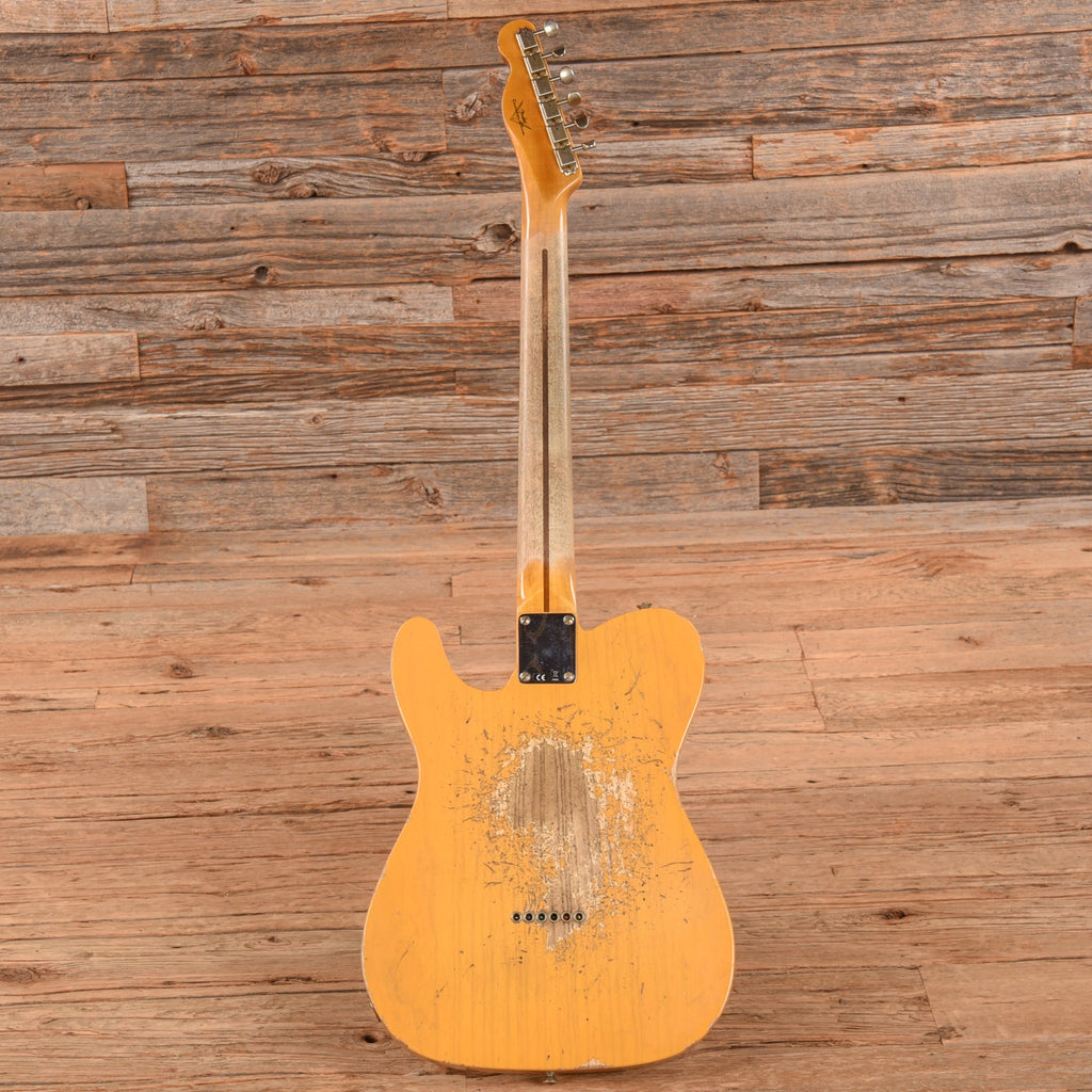 Fender Custom Shop '52 Telecaster Heavy Relic Butterscotch Blonde - View 5 | MusicMarket