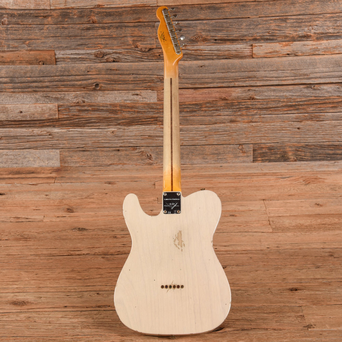 Fender Custom Shop '52 Telecaster Relic Aged White Blonde - View 5 | MusicMarket
