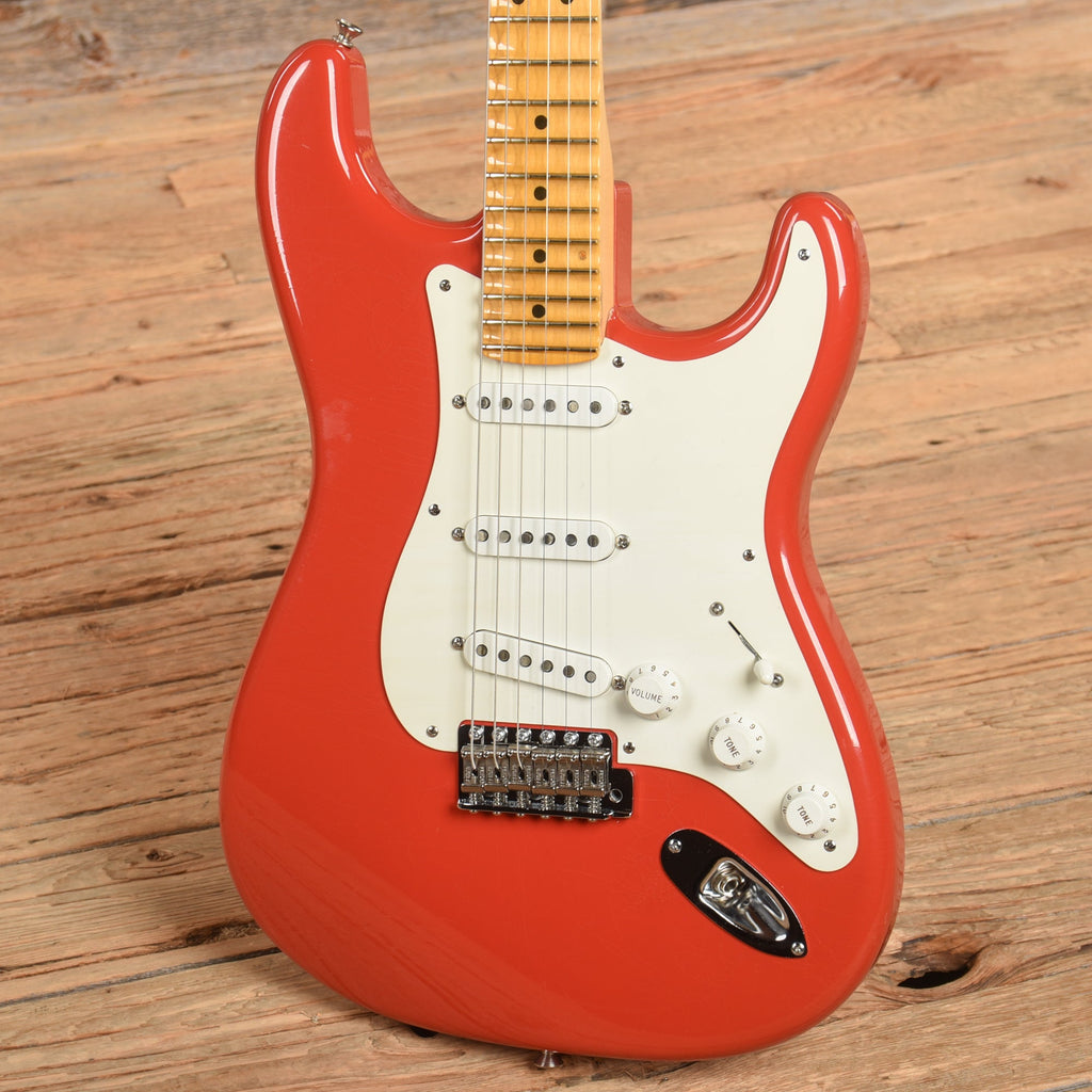 Fender Custom Shop 56 Stratocaster Closet Classic w/Replacement Neck Fiesta Red 2000 - View 2 | MusicMarket