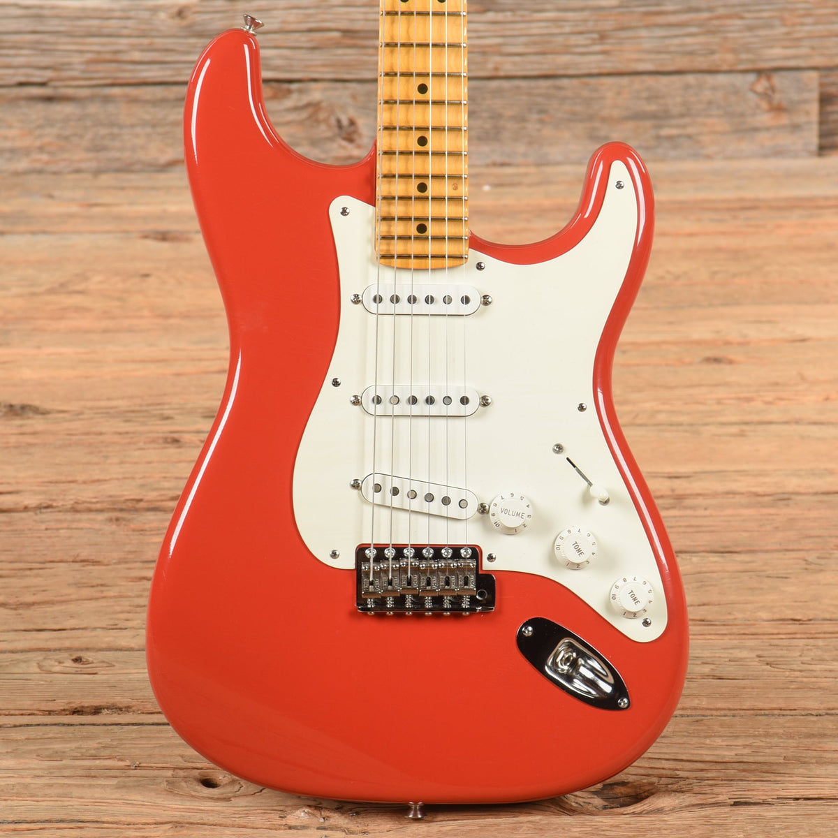 Fender Custom Shop 56 Stratocaster Closet Classic w/Replacement Neck Fiesta Red 2000 - MusicMarket