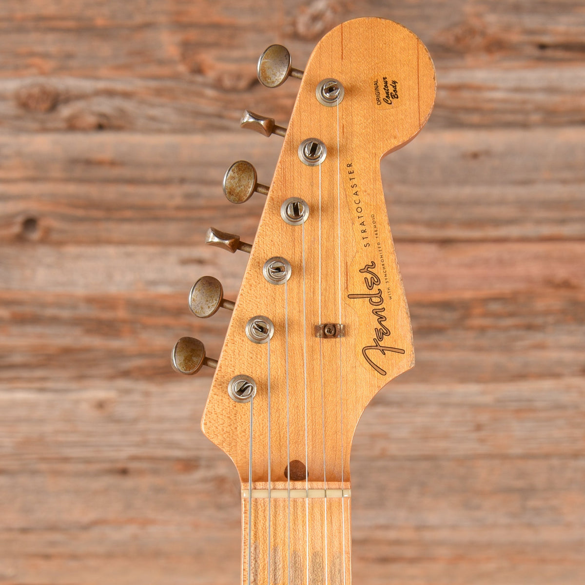 Fender Custom Shop '57 Stratocaster Heavy Relic Nocaster Blonde 2008 - View 6 | MusicMarket