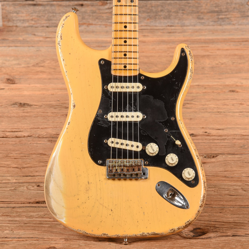 Fender Custom Shop '57 Stratocaster Heavy Relic Nocaster Blonde 2008 - MusicMarket