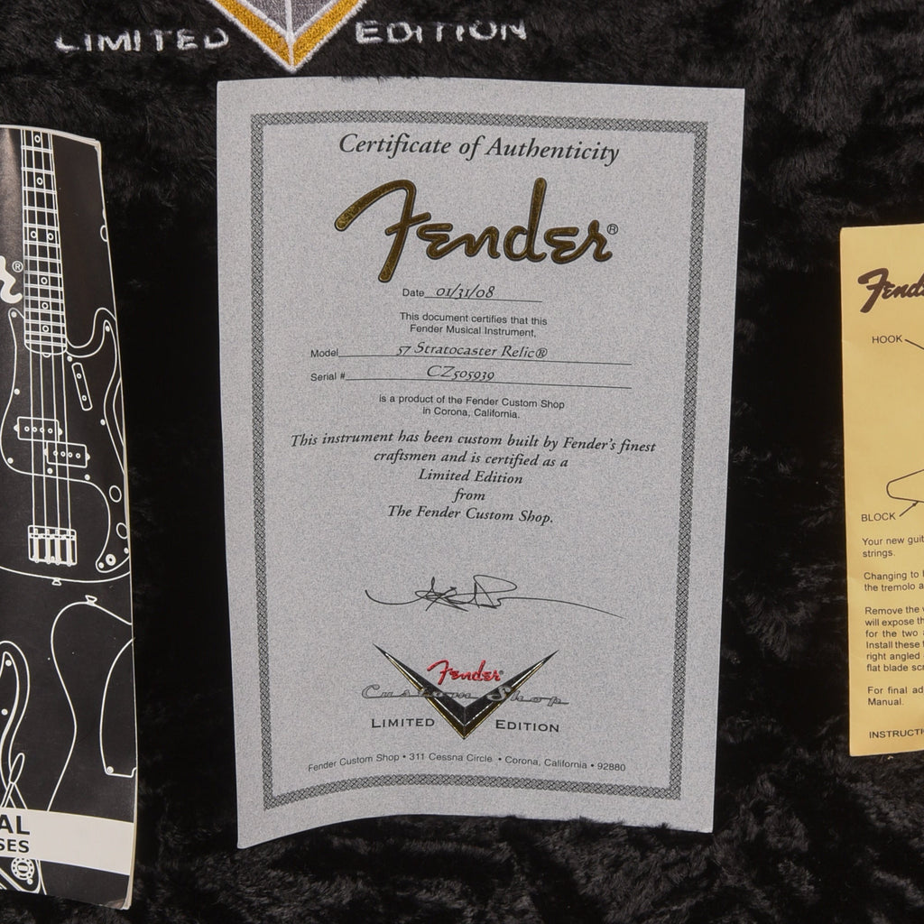 Fender Custom Shop '57 Stratocaster Heavy Relic Nocaster Blonde 2008 - View 10 | MusicMarket