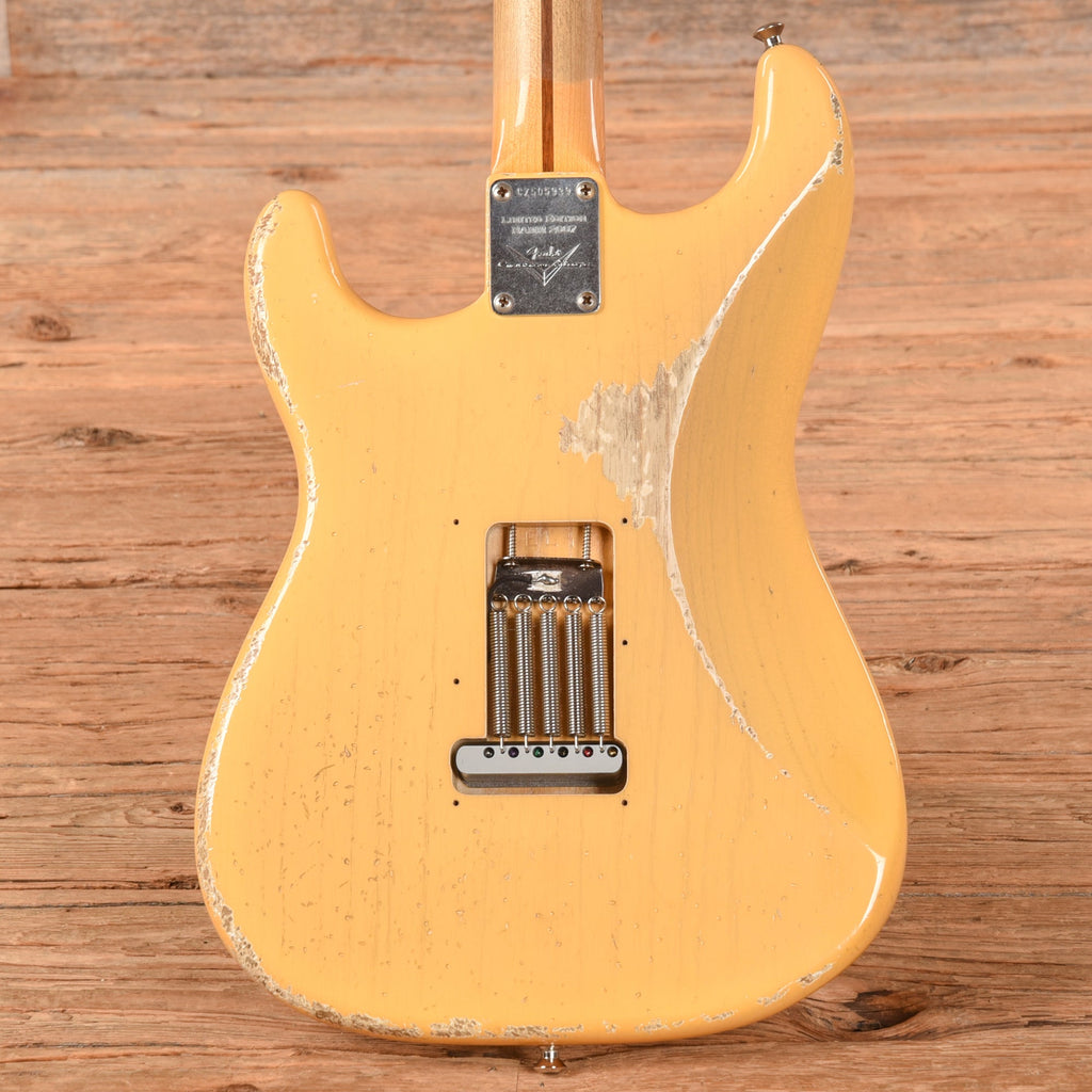 Fender Custom Shop '57 Stratocaster Heavy Relic Nocaster Blonde 2008 - View 3 | MusicMarket