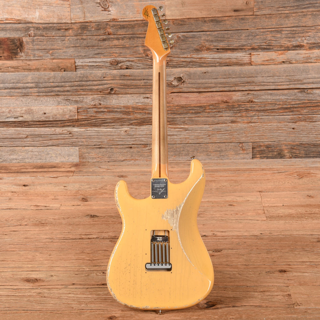 Fender Custom Shop '57 Stratocaster Heavy Relic Nocaster Blonde 2008 - View 5 | MusicMarket