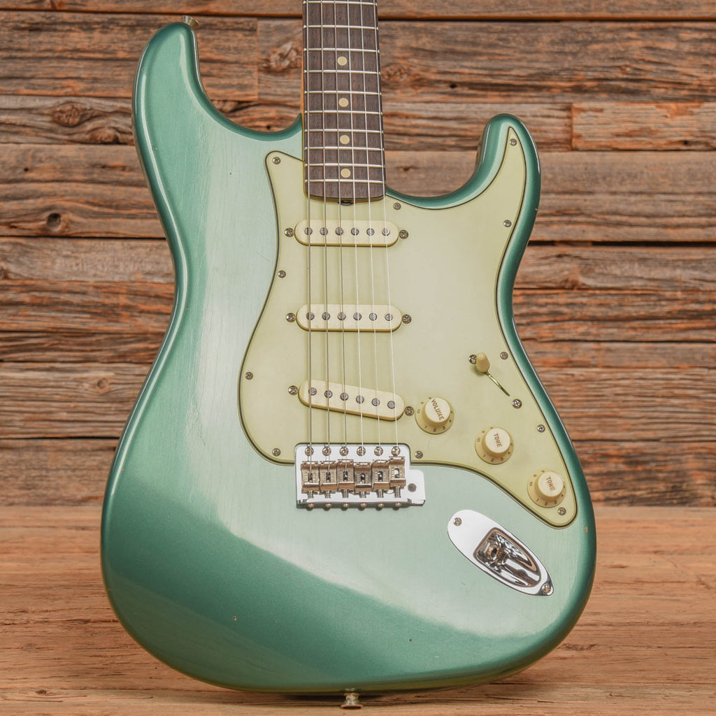 Fender Custom Shop '60 Reissue Stratocaster Journeyman Relic Sherwood Green Metallic 2021 - View 8 | MusicMarket