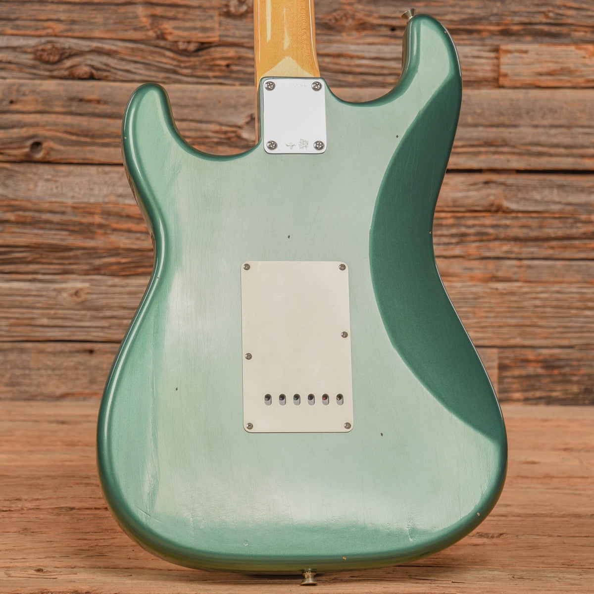 Fender Custom Shop '60 Reissue Stratocaster Journeyman Relic Sherwood Green Metallic 2021 - View 9 | MusicMarket