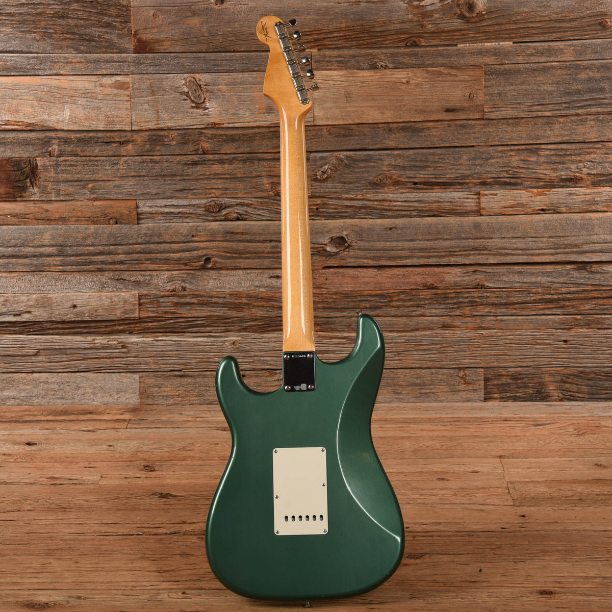 Fender Custom Shop '60 Reissue Stratocaster Journeyman Relic Sherwood Green Metallic 2021 - View 5 | MusicMarket