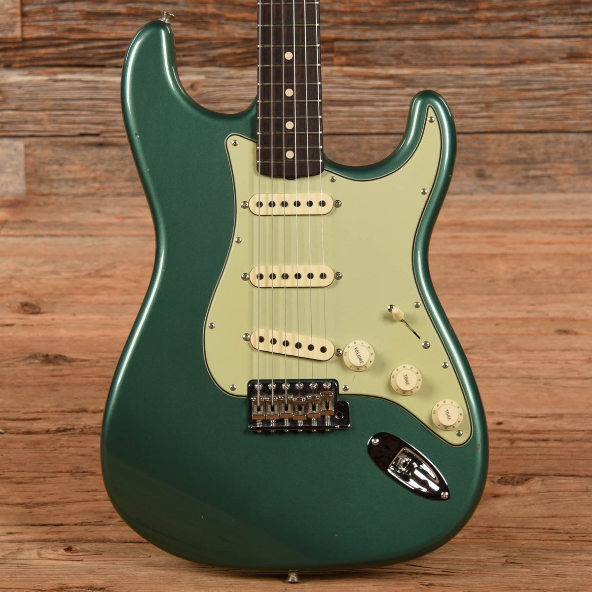 Fender Custom Shop '60 Reissue Stratocaster Journeyman Relic Sherwood Green Metallic 2021 - MusicMarket