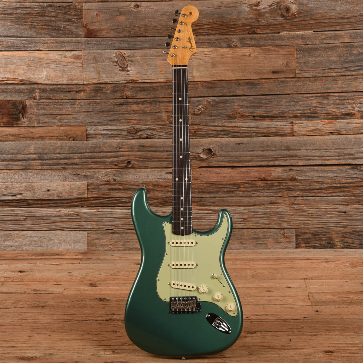 Fender Custom Shop '60 Reissue Stratocaster Journeyman Relic Sherwood Green Metallic 2021 - View 4 | MusicMarket
