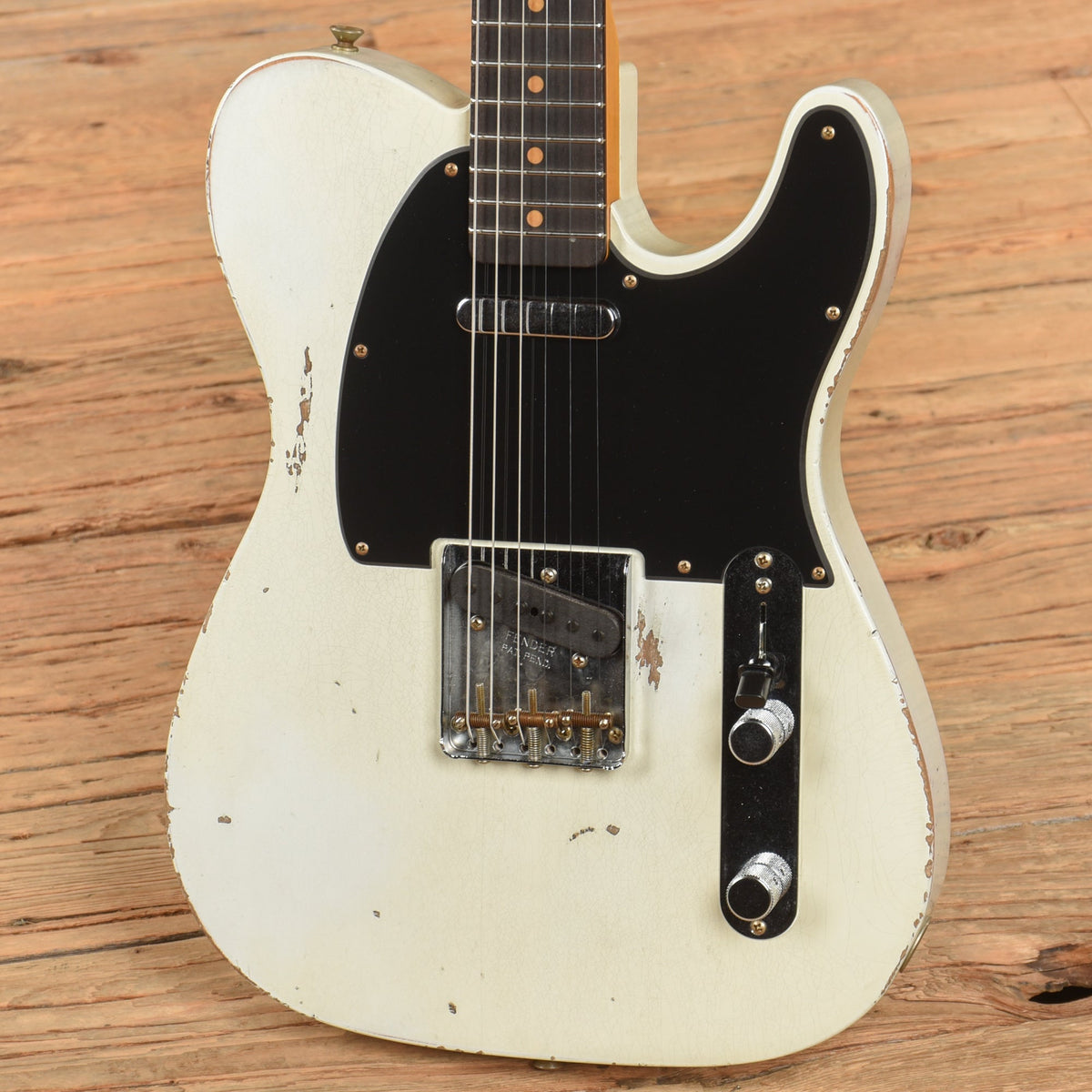 Fender Custom Shop 60's Telecaster Heavy Relic Olympic White 2023 - View 2 | MusicMarket