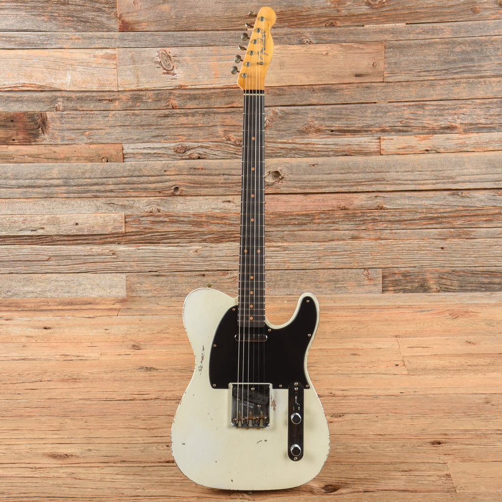 Fender Custom Shop 60's Telecaster Heavy Relic Olympic White 2023 - View 4 | MusicMarket