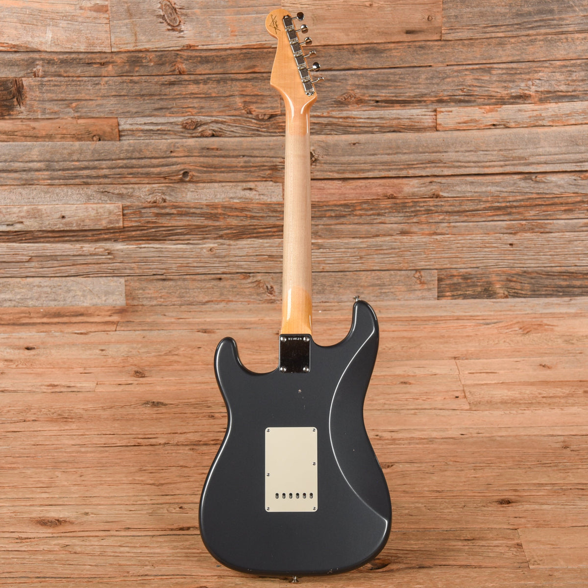 Fender Custom Shop '60 Stratocaster Journeyman Relic Charcoal Frost Metallic 2024 - View 5 | MusicMarket