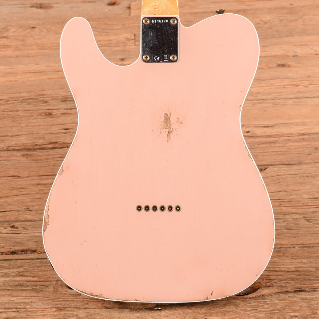 Fender Custom Shop '60 Telecaster Custom Ash Relic Shell Pink 2024 - View 3 | MusicMarket
