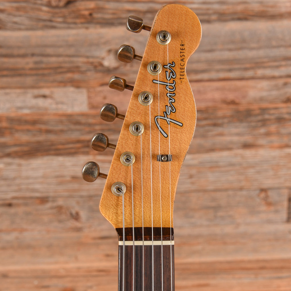 Fender Custom Shop '60 Telecaster Custom Ash Relic Shell Pink 2024 - View 6 | MusicMarket