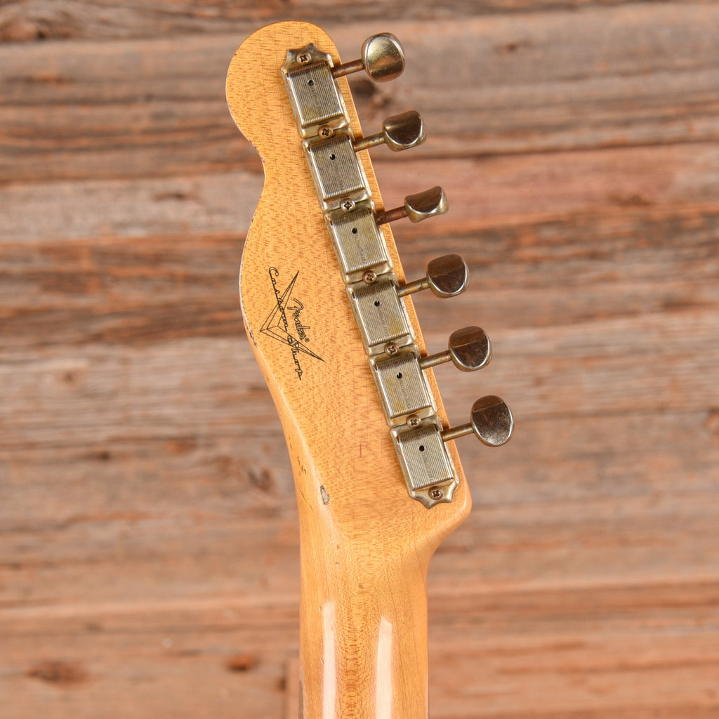 Fender Custom Shop '60 Telecaster Custom Ash Relic Shell Pink 2024 - View 7 | MusicMarket