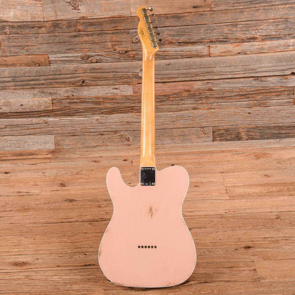 Fender Custom Shop '60 Telecaster Custom Ash Relic Shell Pink 2024 - View 5 | MusicMarket
