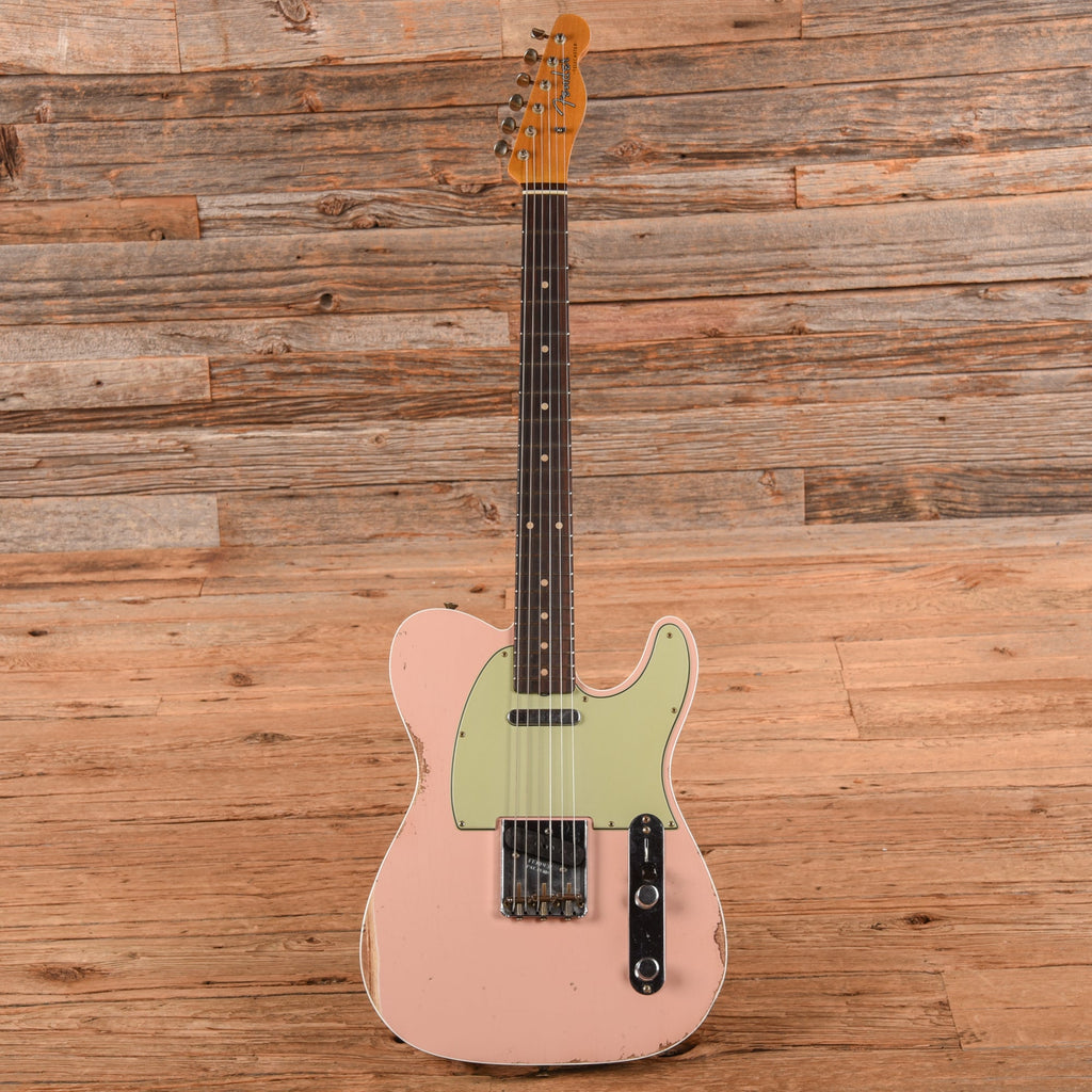 Fender Custom Shop '60 Telecaster Custom Ash Relic Shell Pink 2024 - View 4 | MusicMarket