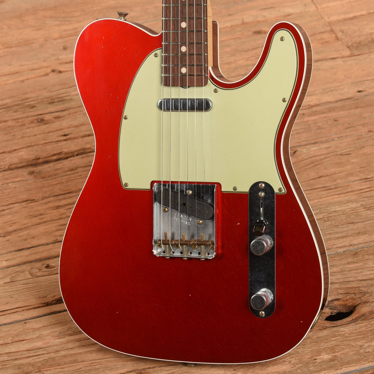 Fender Custom Shop '60 Telecaster Custom Journeyman Relic Candy Apple Red 2024 - View 2 | MusicMarket