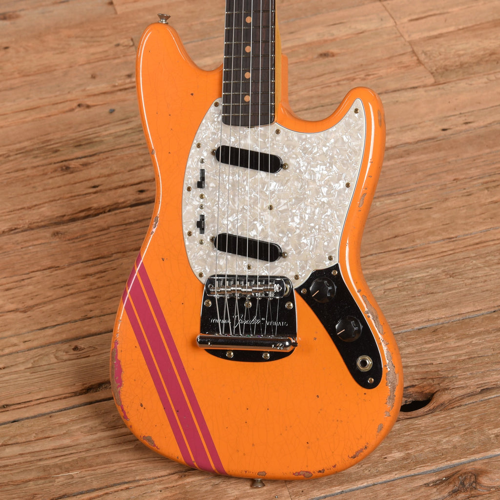 Fender Custom Shop '60s Mustang Heavy Relic Capri Orange Competition - View 2 | MusicMarket