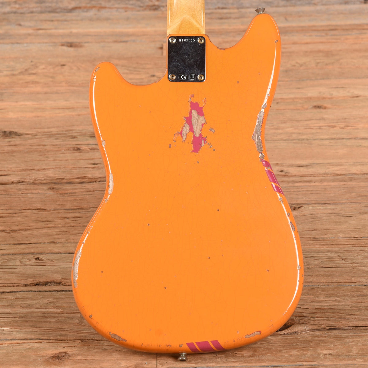Fender Custom Shop '60s Mustang Heavy Relic Capri Orange Competition - View 3 | MusicMarket