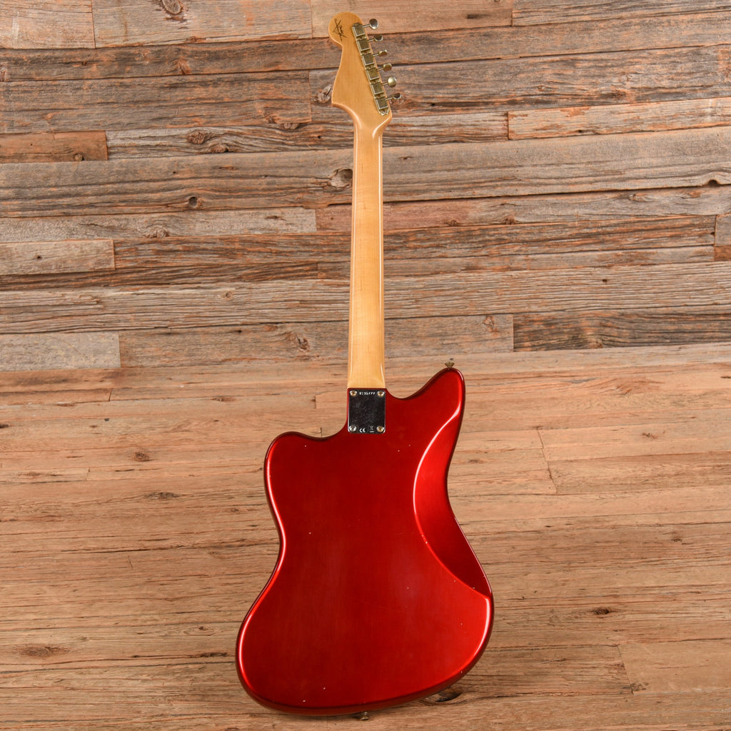 Fender Custom Shop '62 Jazzmaster Journeyman Relic Faded Aged Candy Apple Red 2024 - View 5 | MusicMarket