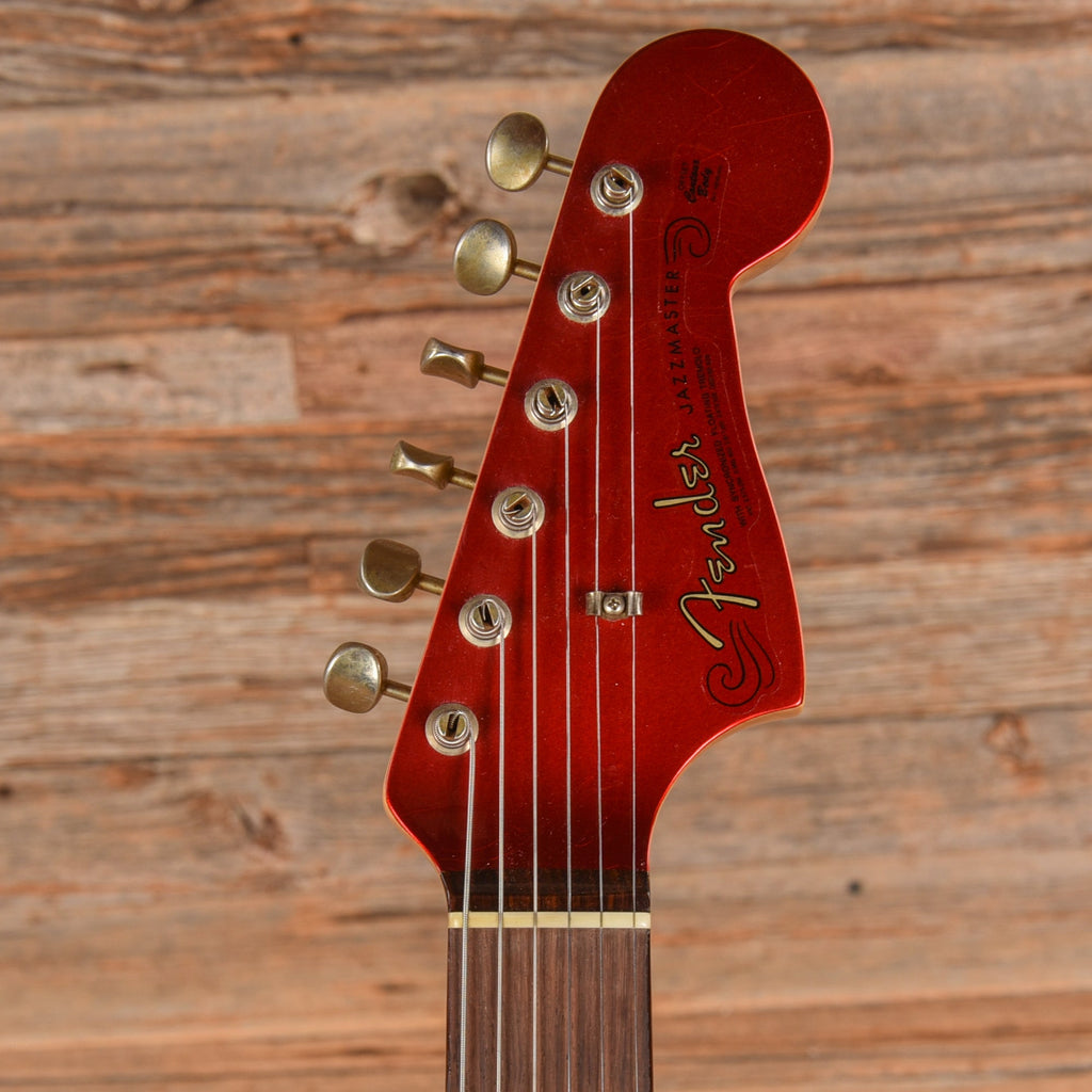 Fender Custom Shop '62 Jazzmaster Journeyman Relic Faded Aged Candy Apple Red 2024 - View 6 | MusicMarket