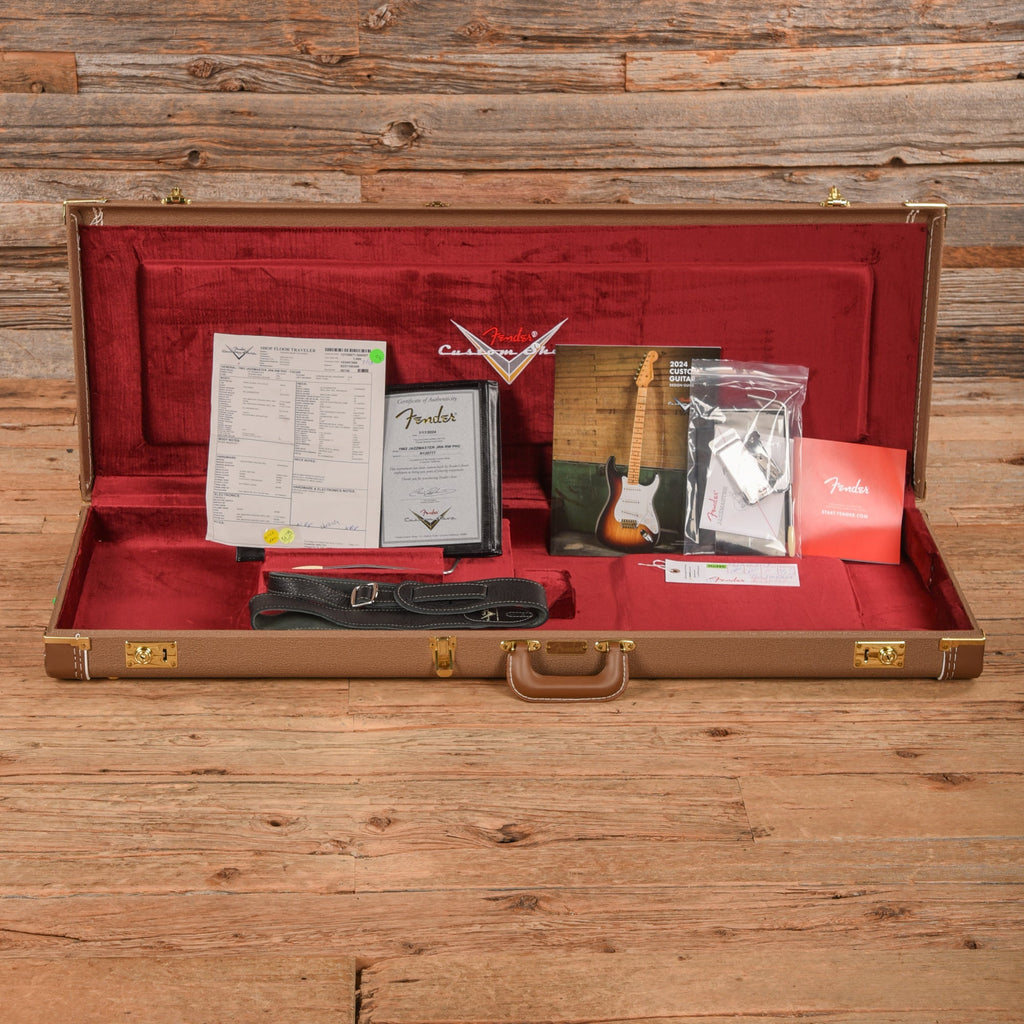 Fender Custom Shop '62 Jazzmaster Journeyman Relic Faded Aged Candy Apple Red 2024 - View 9 | MusicMarket