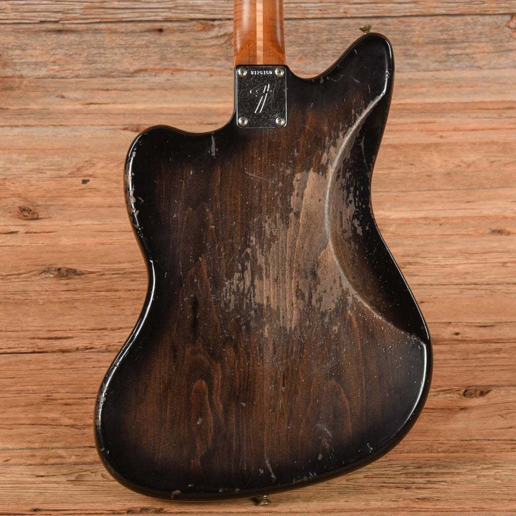 Fender Custom Shop '62 Pine Jazzmaster Heavy Relic Black 2024 - View 3 | MusicMarket