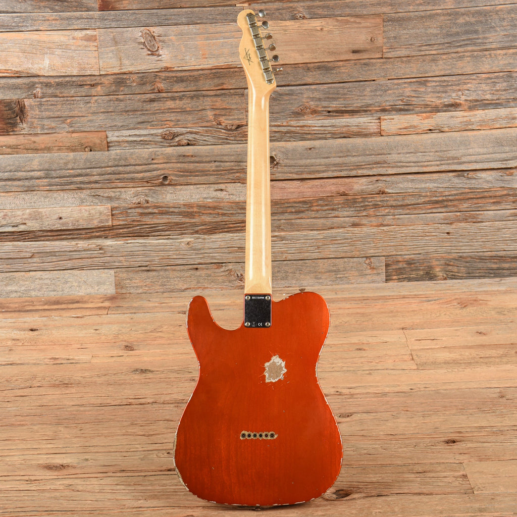 Fender Custom Shop '63 Telecaster Relic Candy Tangerine 2022 - View 5 | MusicMarket