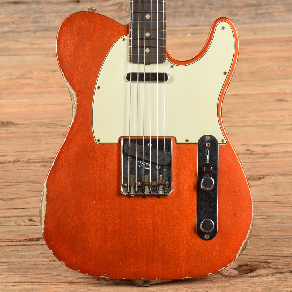 Fender Custom Shop '63 Telecaster Relic Candy Tangerine 2022 - MusicMarket