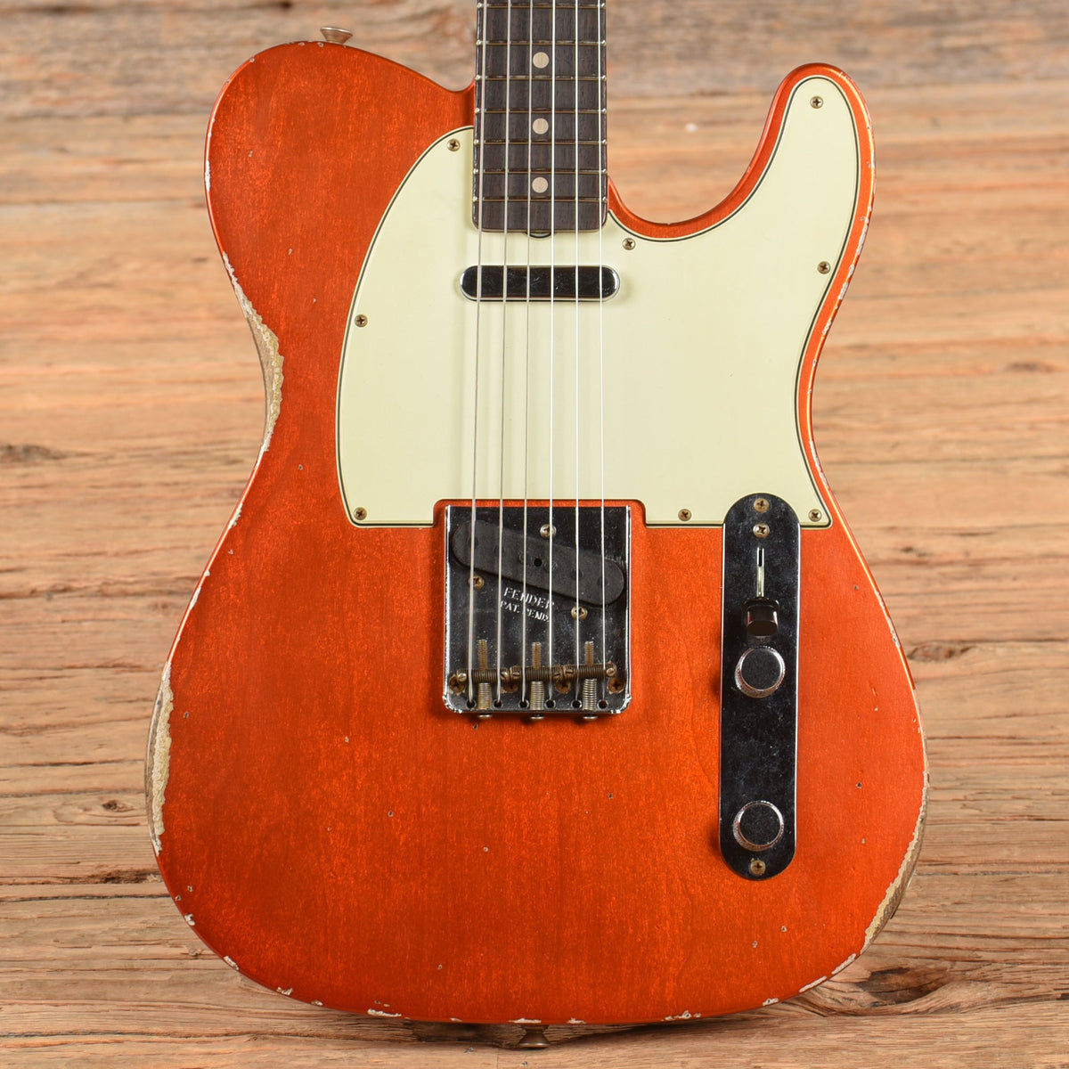 Fender Custom Shop '63 Telecaster Relic Candy Tangerine 2022 - MusicMarket