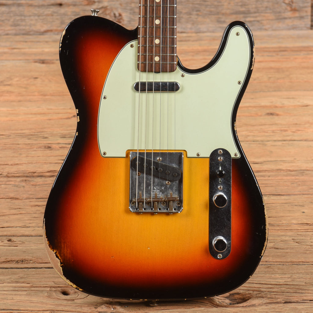 Fender Custom Shop '63 Telecaster Relic Sunburst 2017 - MusicMarket