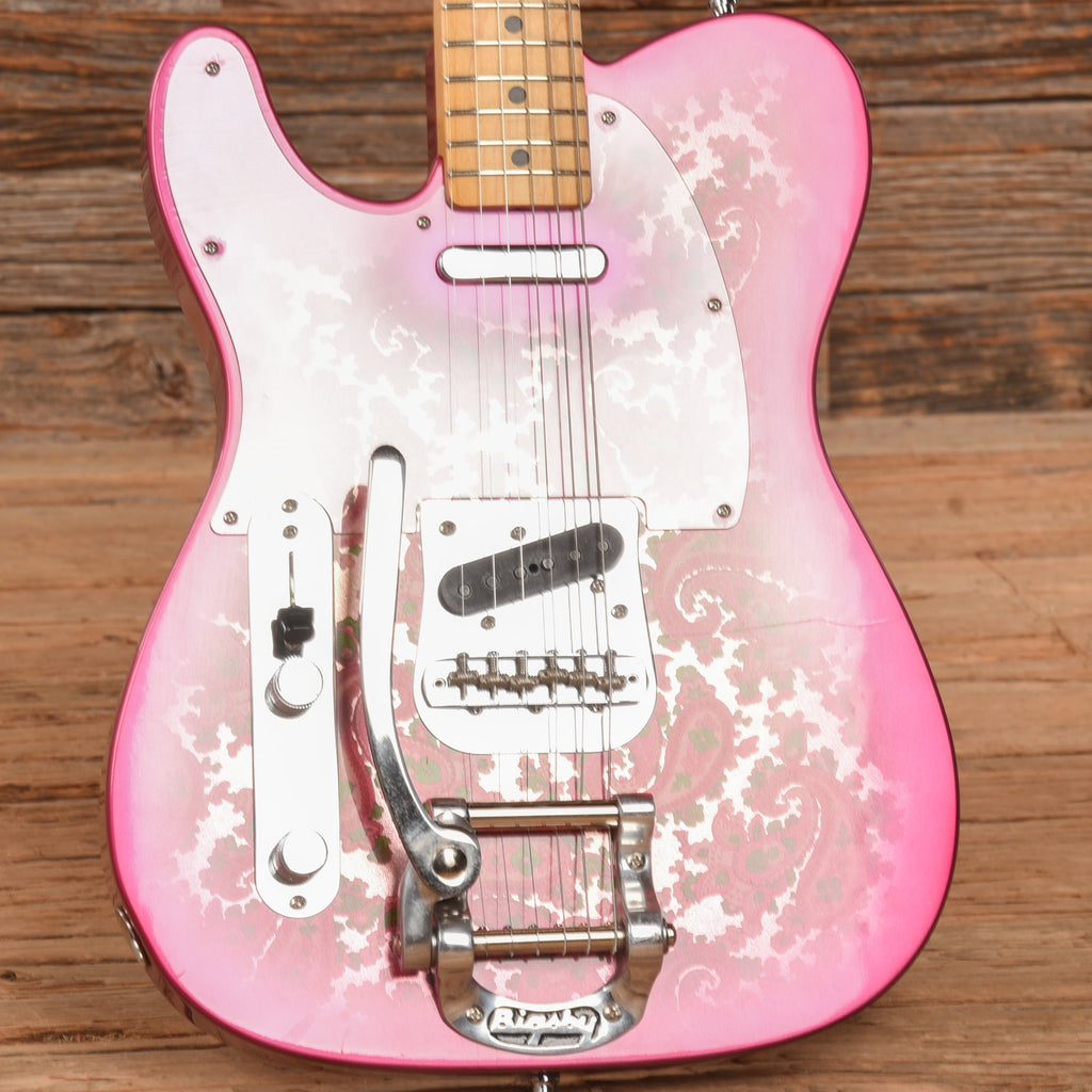 Fender Custom Shop 68 Paisley Telecaster CC Pink Paisley 2022 LEFTY - View 8 | MusicMarket