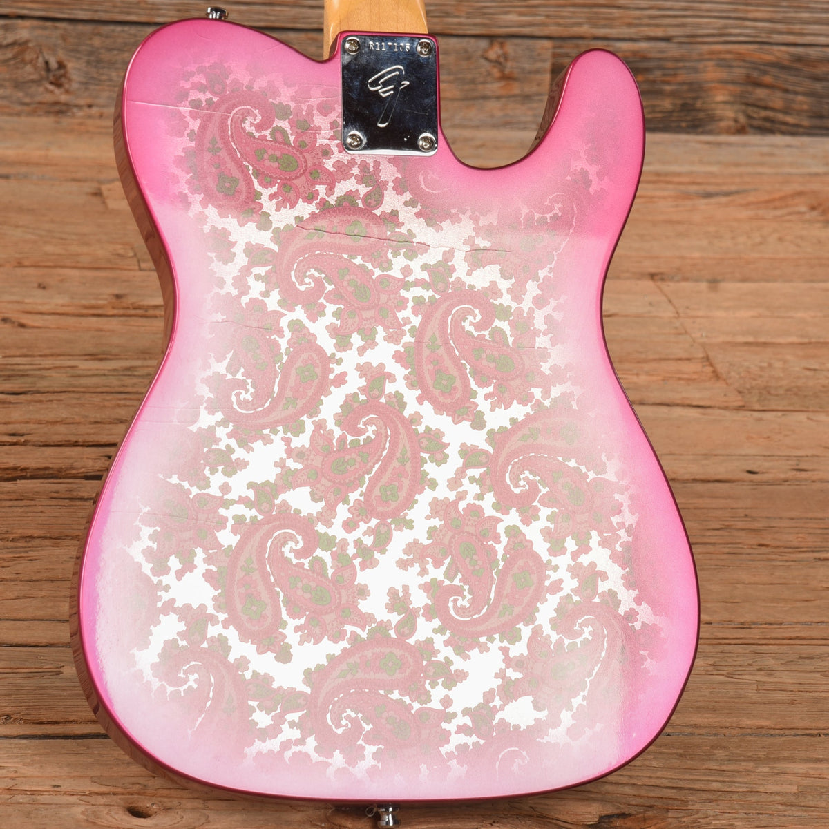 Fender Custom Shop 68 Paisley Telecaster CC Pink Paisley 2022 LEFTY - View 9 | MusicMarket