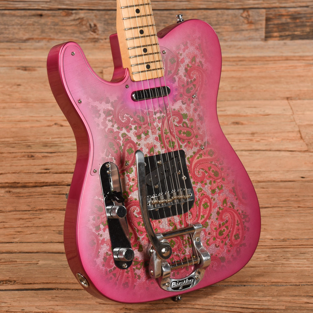 Fender Custom Shop 68 Paisley Telecaster CC Pink Paisley 2022 LEFTY - View 2 | MusicMarket
