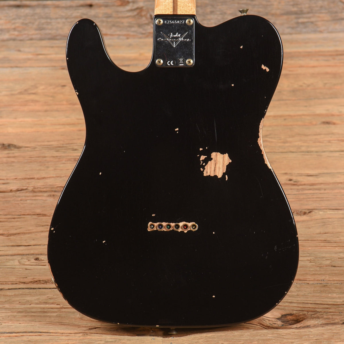Fender Custom Shop '70s Telecaster Custom Journeyman Relic Black 2022 - View 3 | MusicMarket