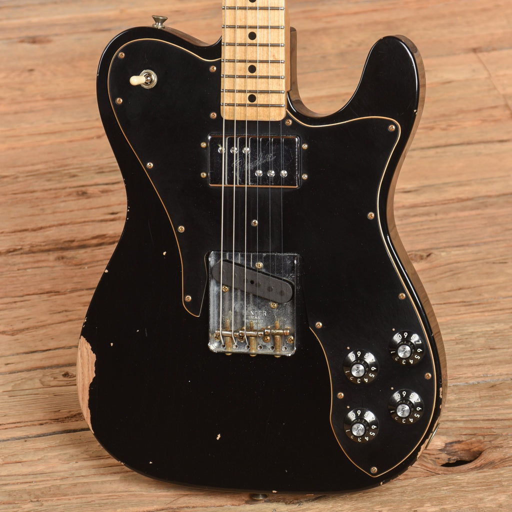 Fender Custom Shop '70s Telecaster Custom Journeyman Relic Black 2022 - View 2 | MusicMarket