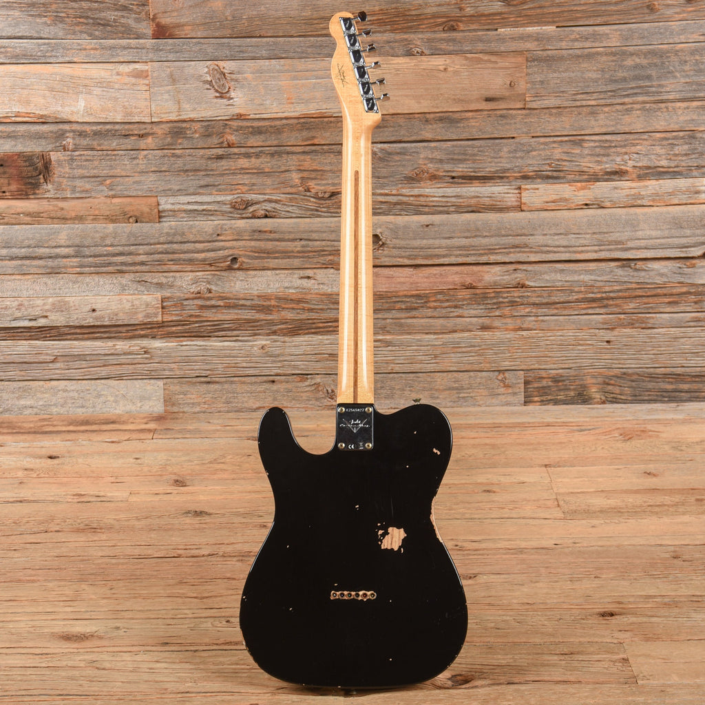 Fender Custom Shop '70s Telecaster Custom Journeyman Relic Black 2022 - View 5 | MusicMarket