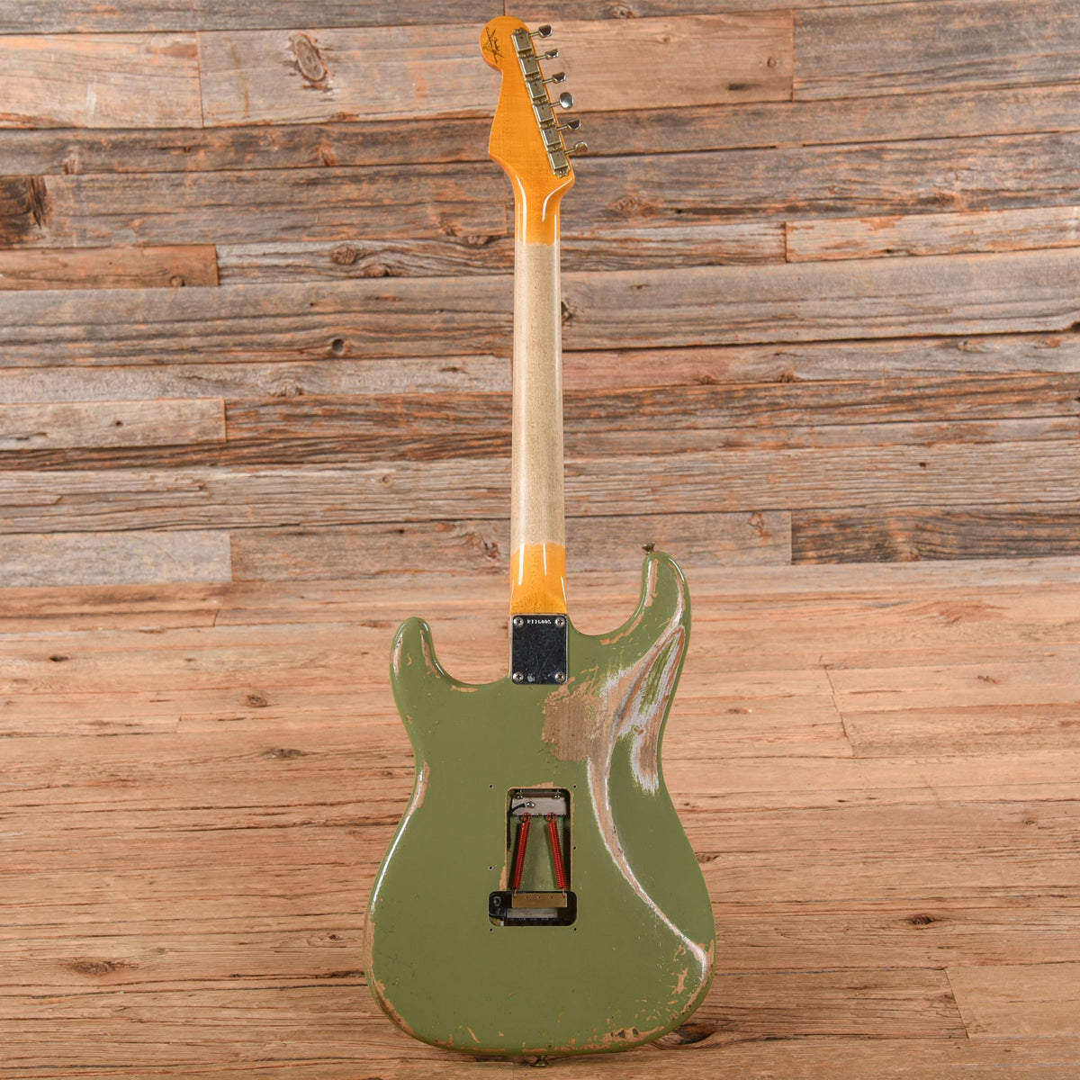 Fender Custom Shop Alley Cat Stratocaster Relic Green 2021 - View 5 | MusicMarket