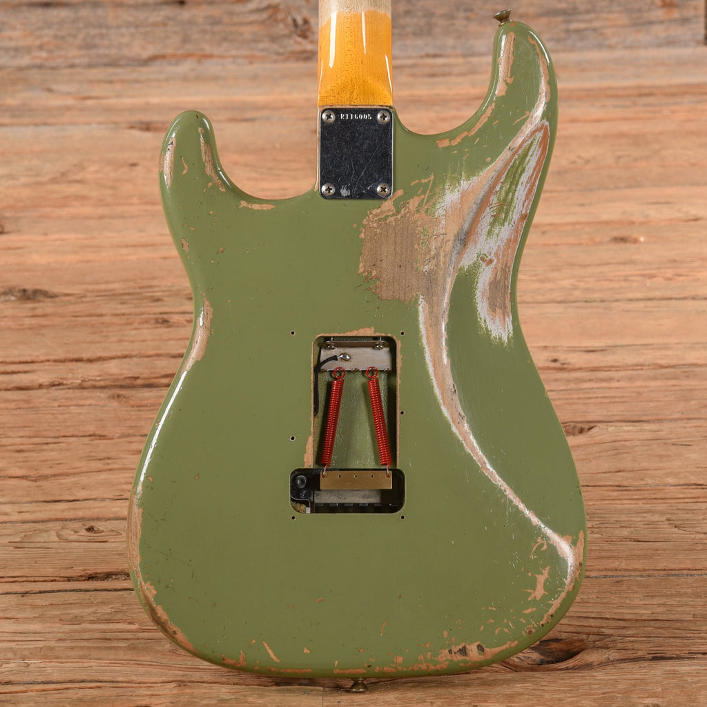 Fender Custom Shop Alley Cat Stratocaster Relic Green 2021 - View 3 | MusicMarket