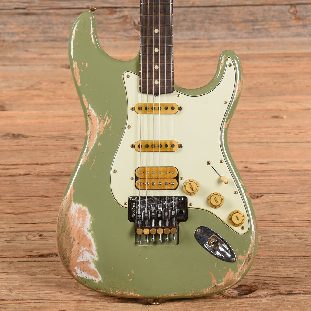 Fender Custom Shop Alley Cat Stratocaster Relic Green 2021 - MusicMarket