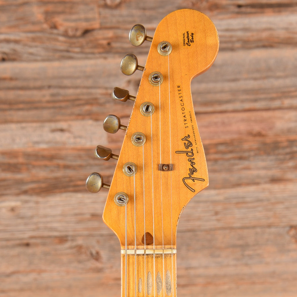 Fender Custom Shop "Chicago Special" '57 Stratocaster Super Heavy Relic Aged Olympic White 2021 - View 6 | MusicMarket