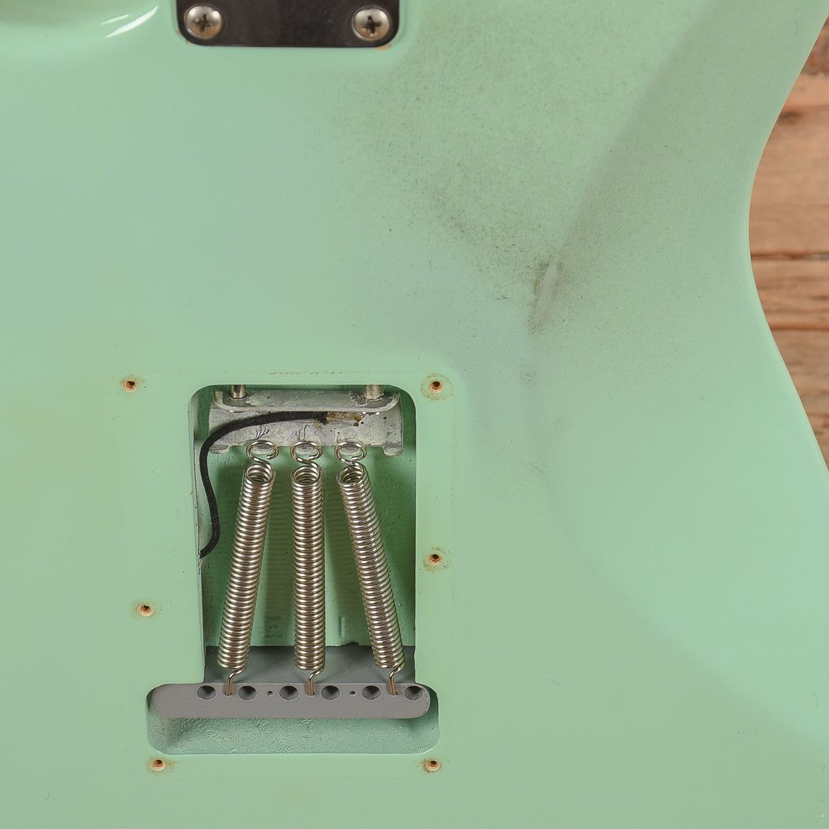 Fender Custom Shop Cunetto Stratocaster Surf Green 1998 - View 10 | MusicMarket