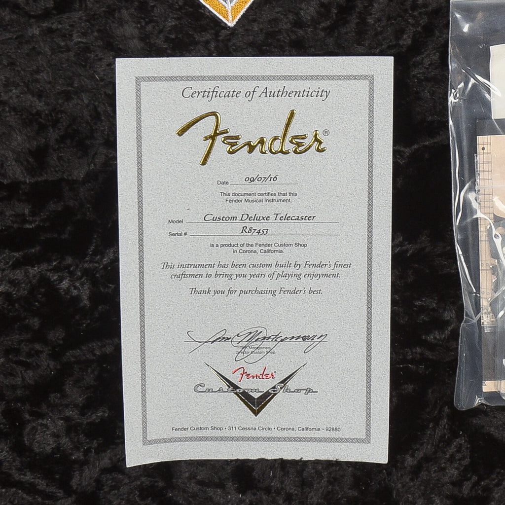 Fender Custom Shop Custom Deluxe Telecaster Natural 2014 - View 10 | MusicMarket